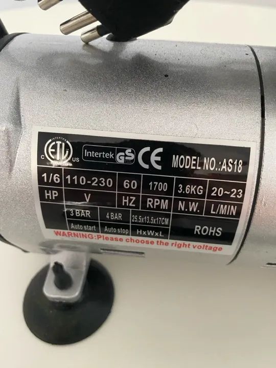 Compressor aerógrafo  - Foto 4
