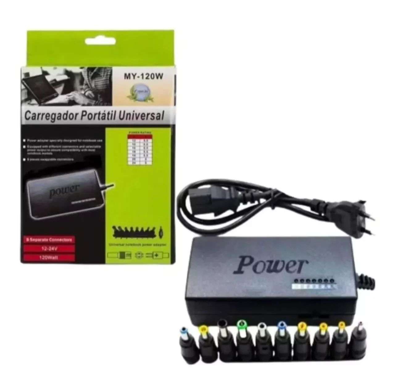 Carregador Universal para Notebook - 120W