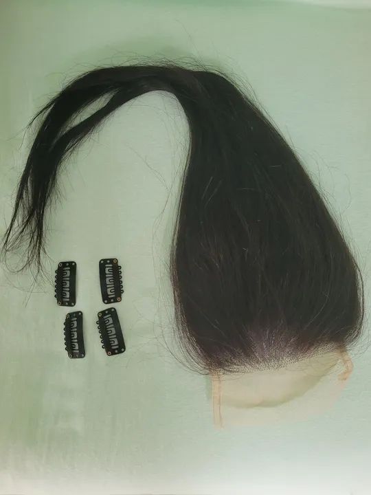 Peruca de cabelo humano virgem, lace frontal