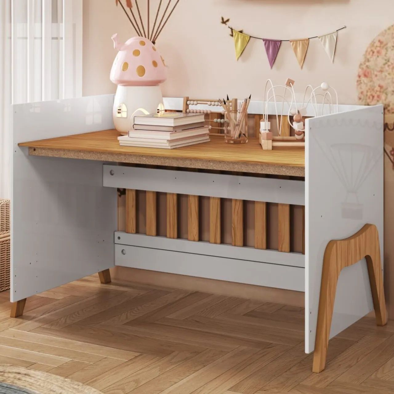 BERÇO SUPER FUNCIONAL COM VÁRIAS FORMAS DE MONTAGEM SURPREENDA-SE!! 726TT6 - Foto 2