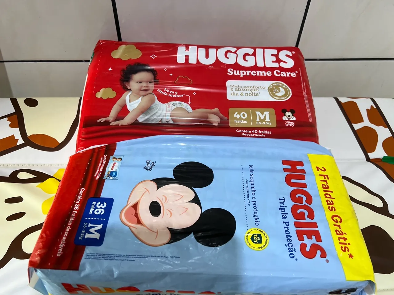 Fraldas descartáveis Huggies