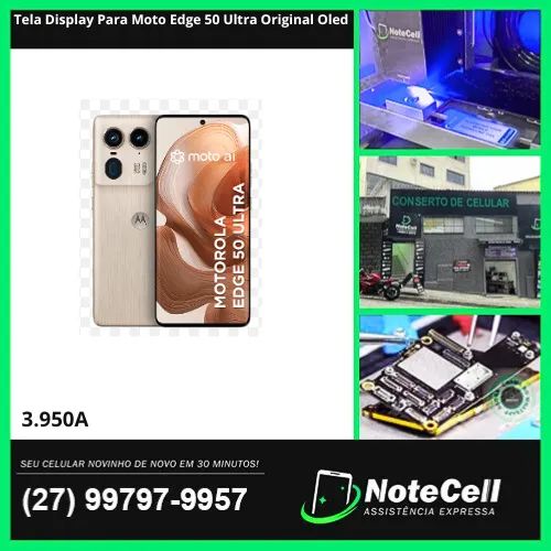 Tela Display Para Moto Edge 50 Ultra Original Oled- Instalação Expressa Em 30 Minutos!