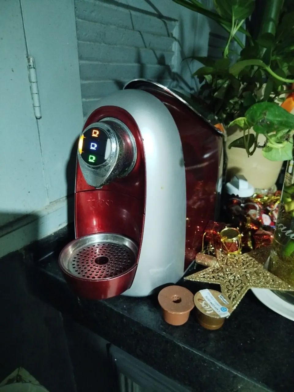Cafeteira três corações modo vermelho máquina café expresso - Foto 3