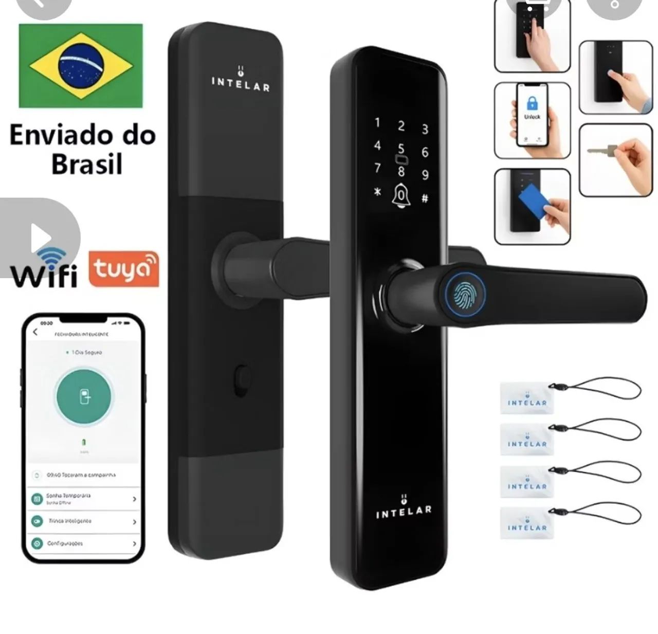 FECHADURA ELETRÔNICA NOVA!! NA CAIXA