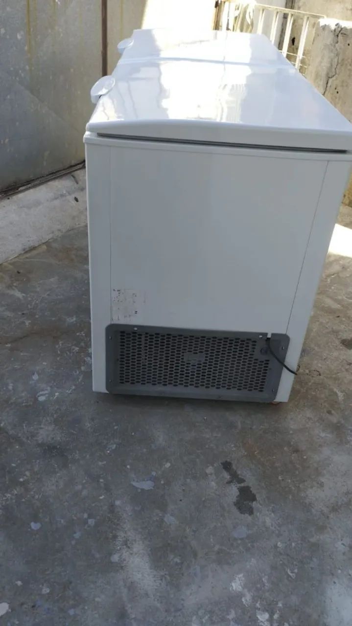 Freezer Horizontal Duas Tampas 550L semi-novo  - Foto 5