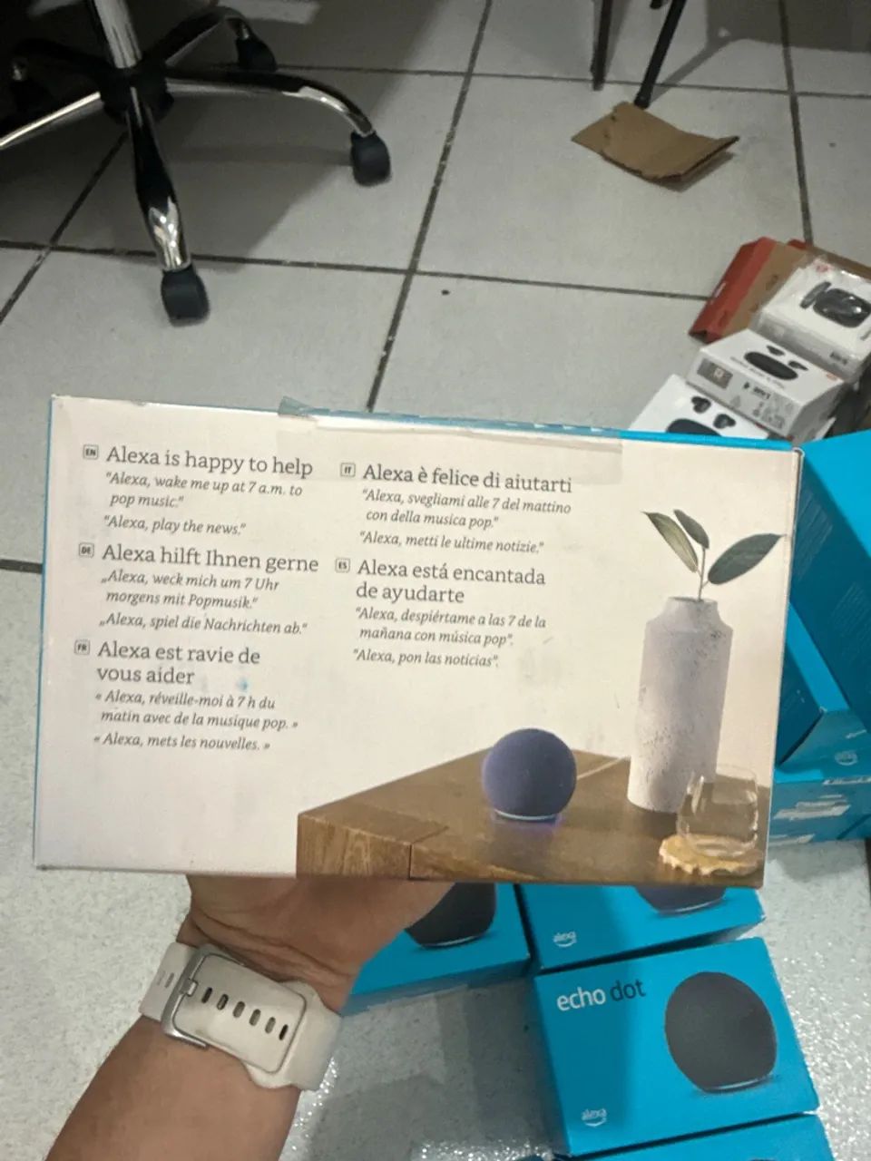 Echo Dot - 5 Geração - Amazon Nova e Lacrada - Foto 2