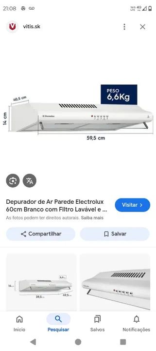 Depurador de ar/ sugador de fumaça  - Foto 2