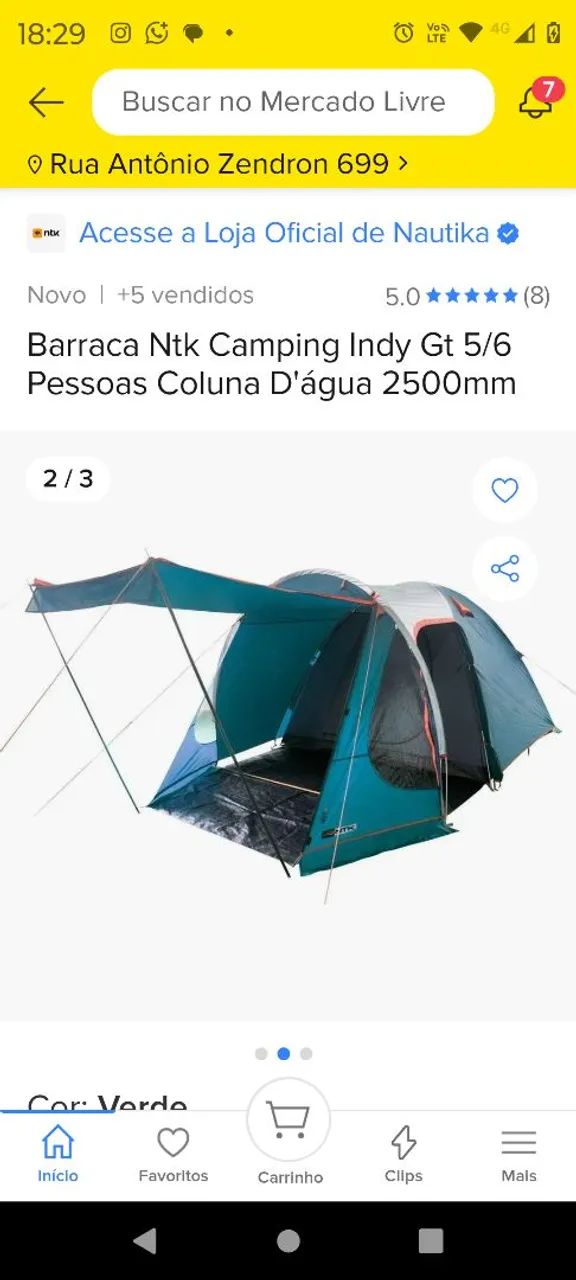 Vende-se Barraca Indy Nautika Gt 5/6 pessoas - Foto 6