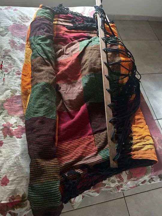 Rede de Dormir em Madeira - Foto 2