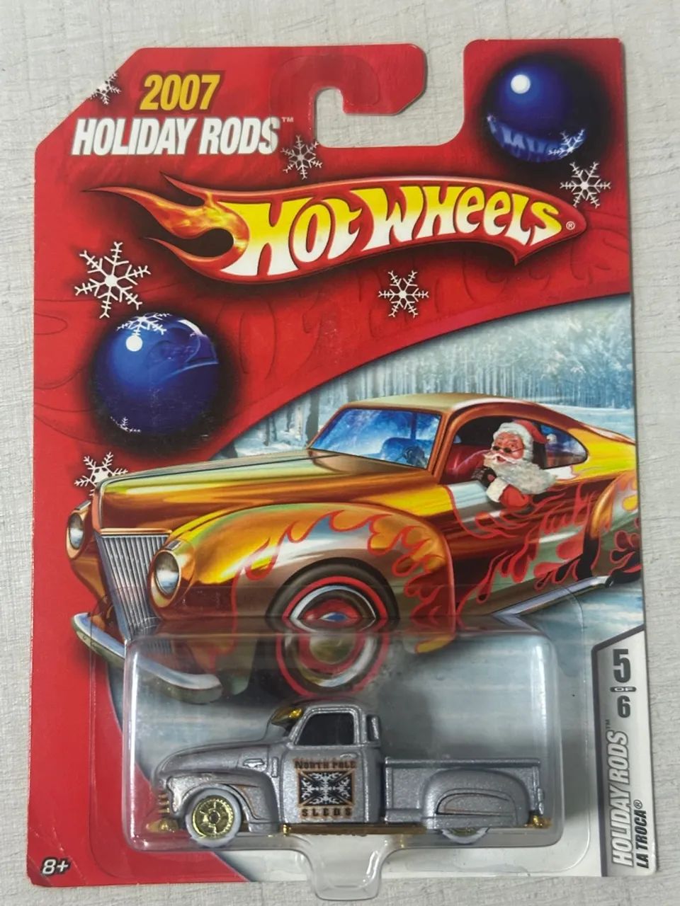 Hot Wheels 2007 Holiday Rods La Troca Silver - Hobbies e coleções