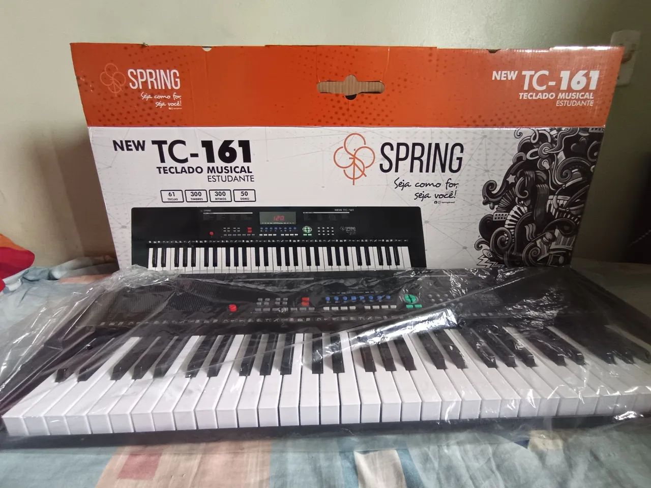 Teclado Musical Estudante Spring TC-161 - Foto 2
