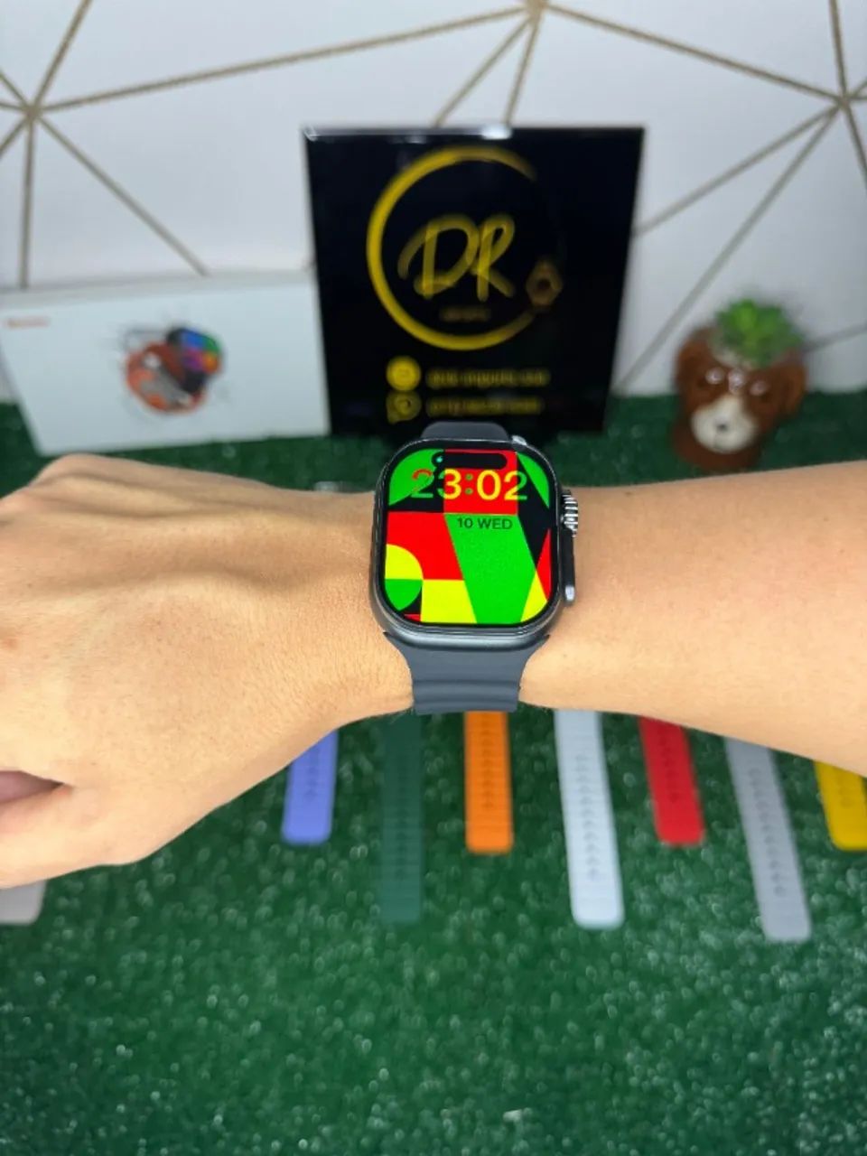 Smartwatch relogio inteligente IWO W69 Microwear Pulseira e pelicula brinde Promoção - Foto 3