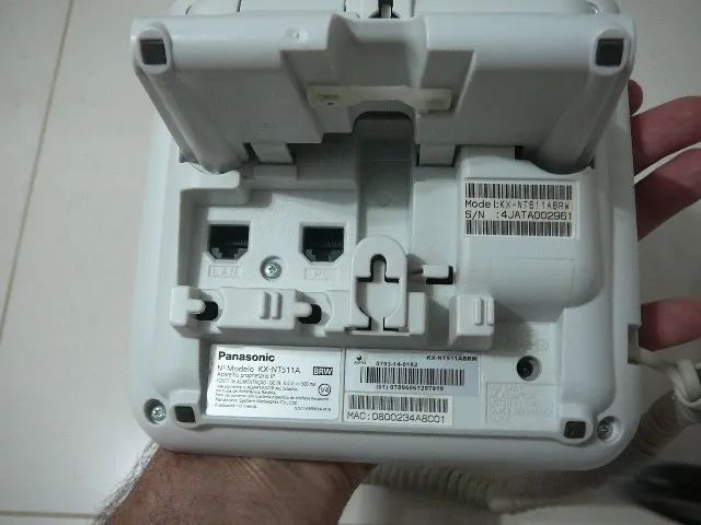 Telefone IP Branco Kx Nt551x Panasonic (sem fonte) defeitinho no cabo - Foto 3