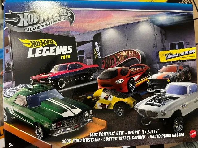 Hot Wheels Legends Tour 6 Pack Silver Series Mattel - Inclui Deora Ii