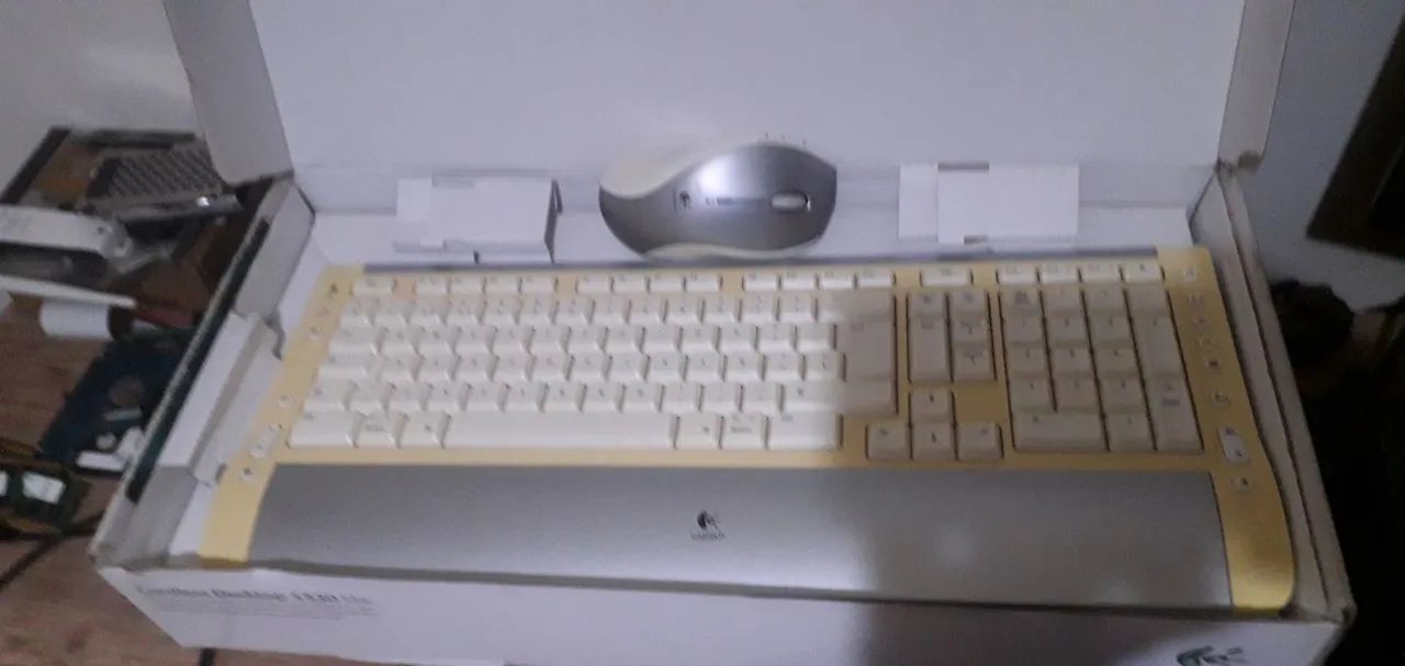 Kit Teclado e Mouse Logitech Cordless Desktop S530 Mac - Foto 2