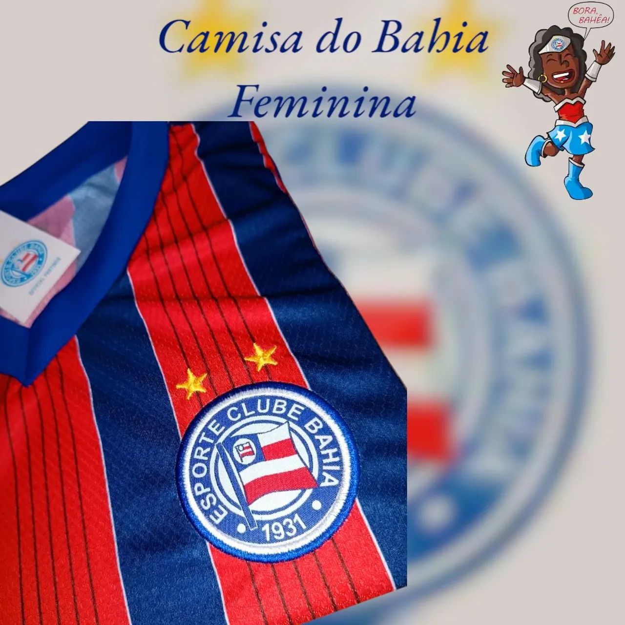 Camisa de Time Feminina Baby Look  - Foto 2