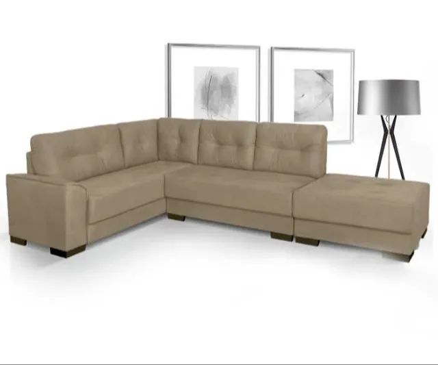Sofa de Canto Milano 2,95mt (FAZEMOS ENTREGA DF E ENTORNO ) - Foto 2