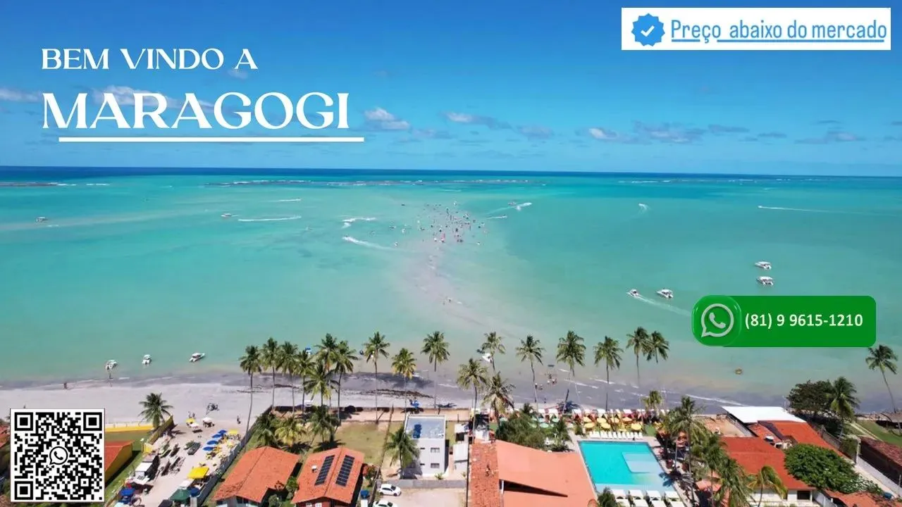 TERRENOS A PARTIR DE 240m² NUM CONDOMÍNIO COM VISTA MAR PERMANETE EM MARAGOGI