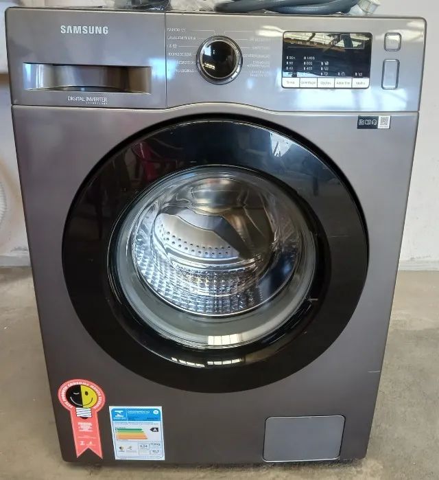 Lavadora SAMSUNG INOX 11Kg 220V - sem uso- abertura frontal, com pequenas avarias