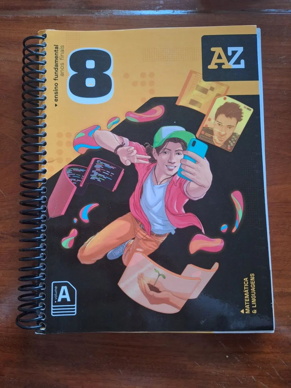Livro didático AZ - inclui 8 cadernos - 8º Ano