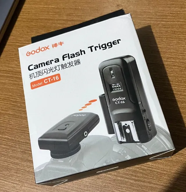 Radio Flash Godox Ct16 Canais Com Transmissor E Receptor