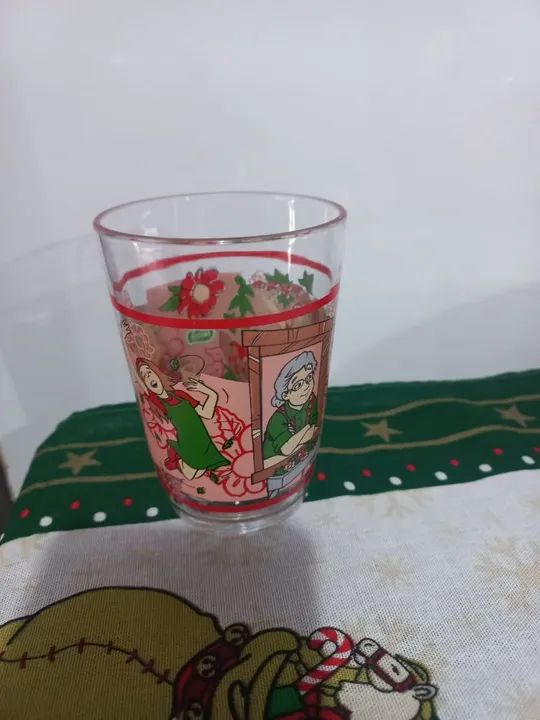 Copo de Vidro Antigo Nestlé Sítio do Pica Pau Amarelo