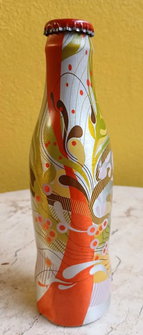 Garrafa COCA COLA em alumínio 