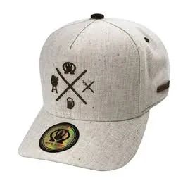 Boné Trucker Rhino Size BBQ Bege - Foto 2