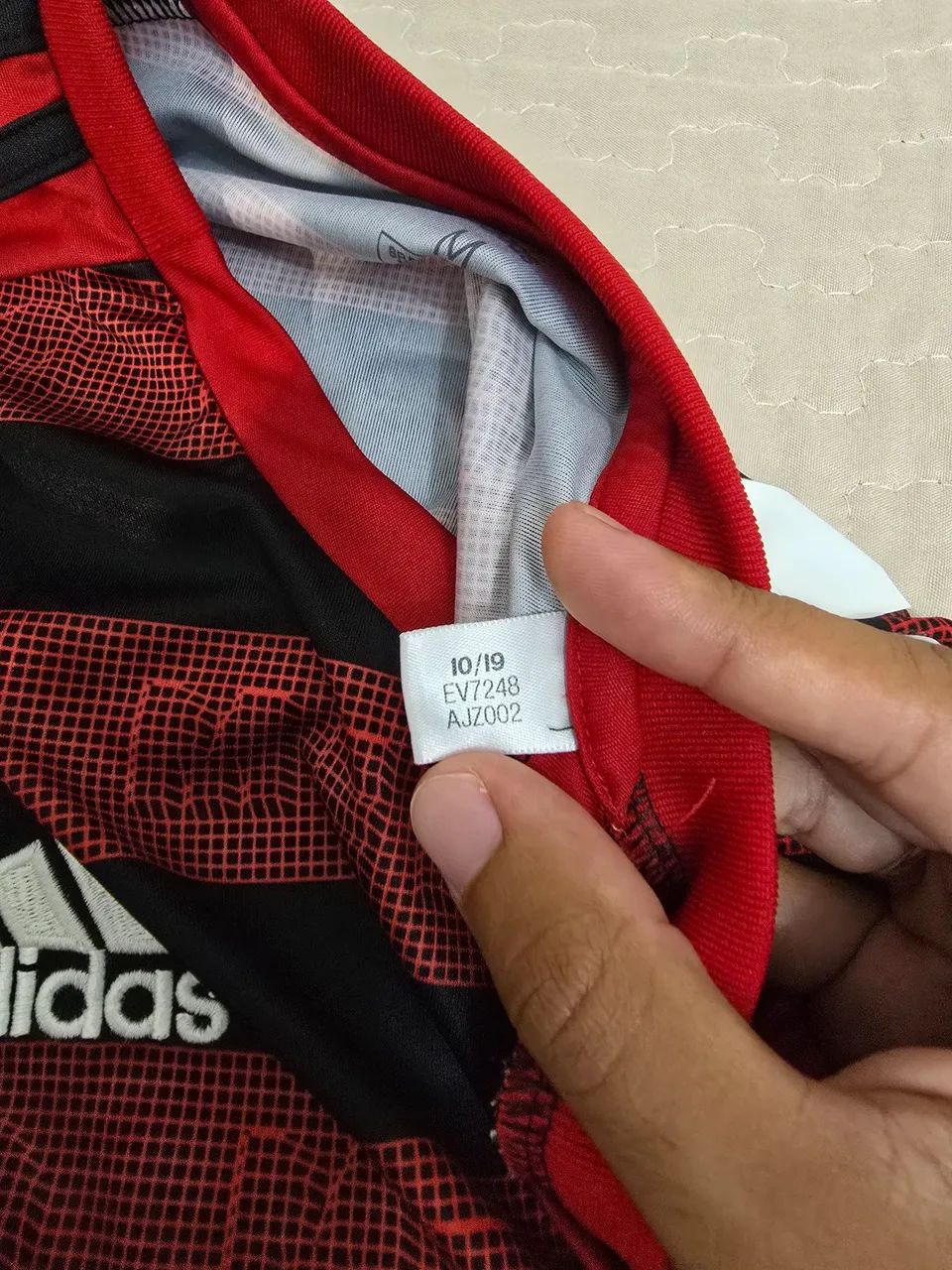 Camisa Flamengo Original Adidas 2019 - Tamanho M - Foto 6