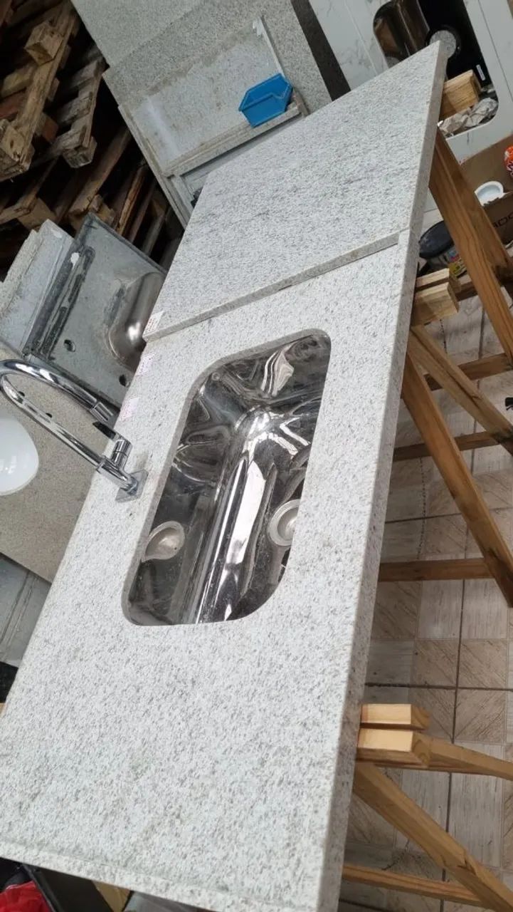 Pia de cozinha 1,93m x 65cm - Foto 6