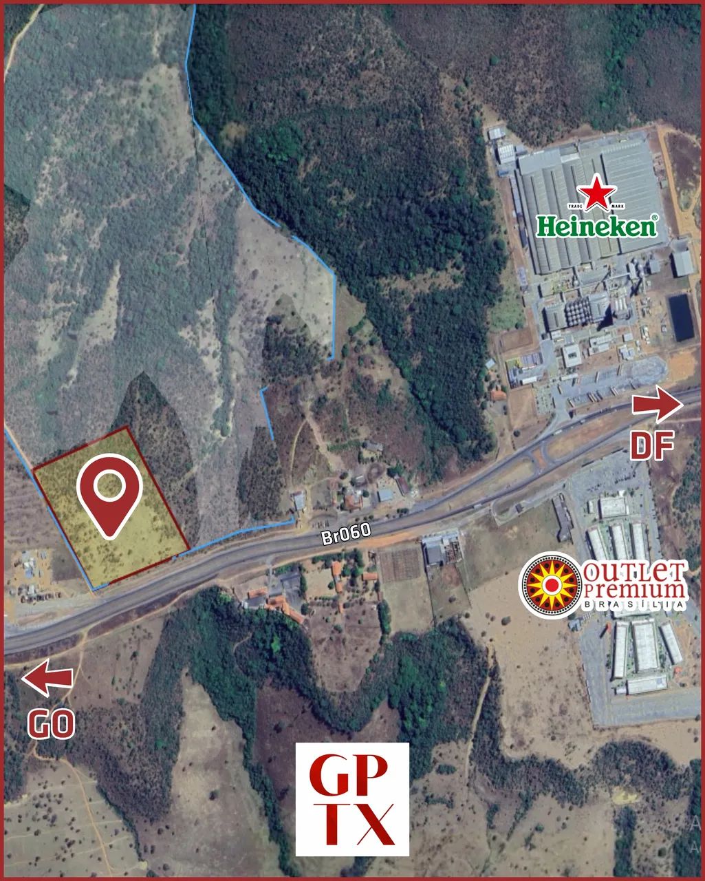 Terreno/Imóvel com 52000m² Alexânia/GO as margens da BR060 (Ao lado da Fabrica da Heineken - Foto 3