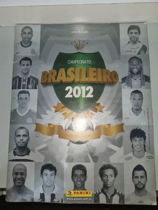 Álbum de figurinhas Panini Campeonato Brasileiro 2012