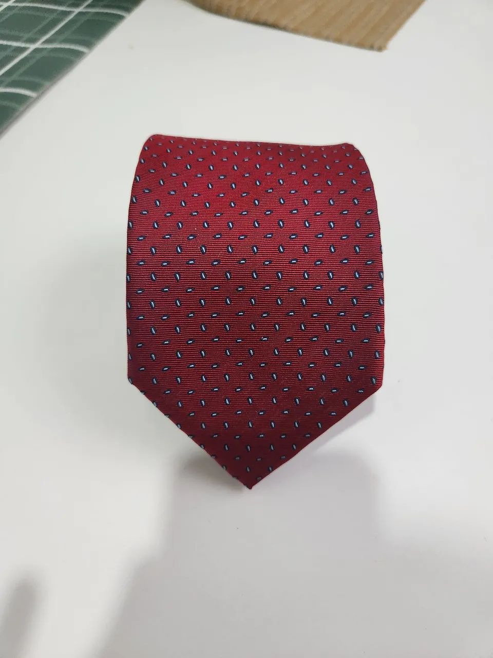 Gravata Vermelha de seda Alberto Gentleman 