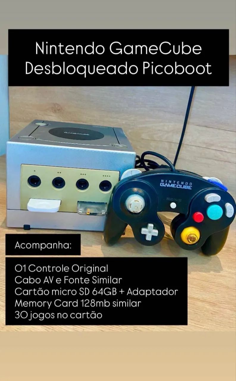 Nintendo GameCube Picoboot Consoles de Vídeo Game São Miguel