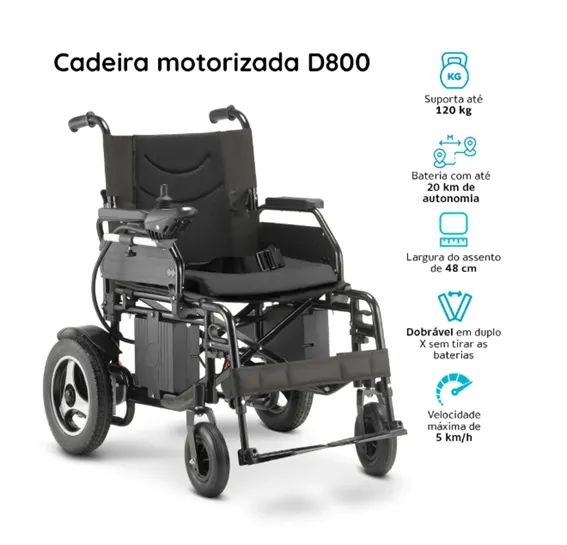 Cadeira motorizada - Somente usada por uma semana - Foto 3