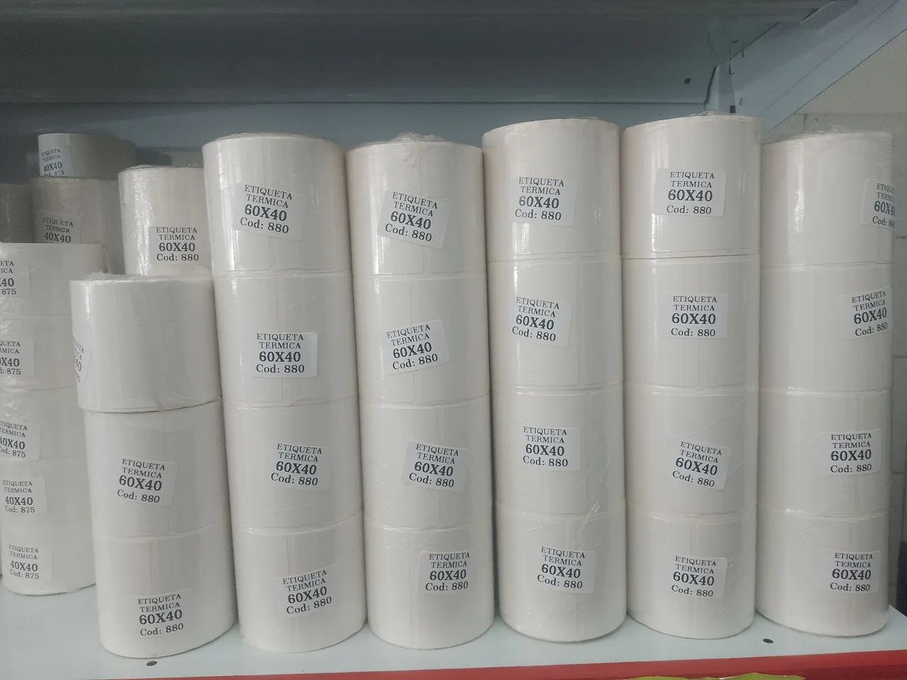 Etiquetas térmicas para balanças 60x40mm - Novas