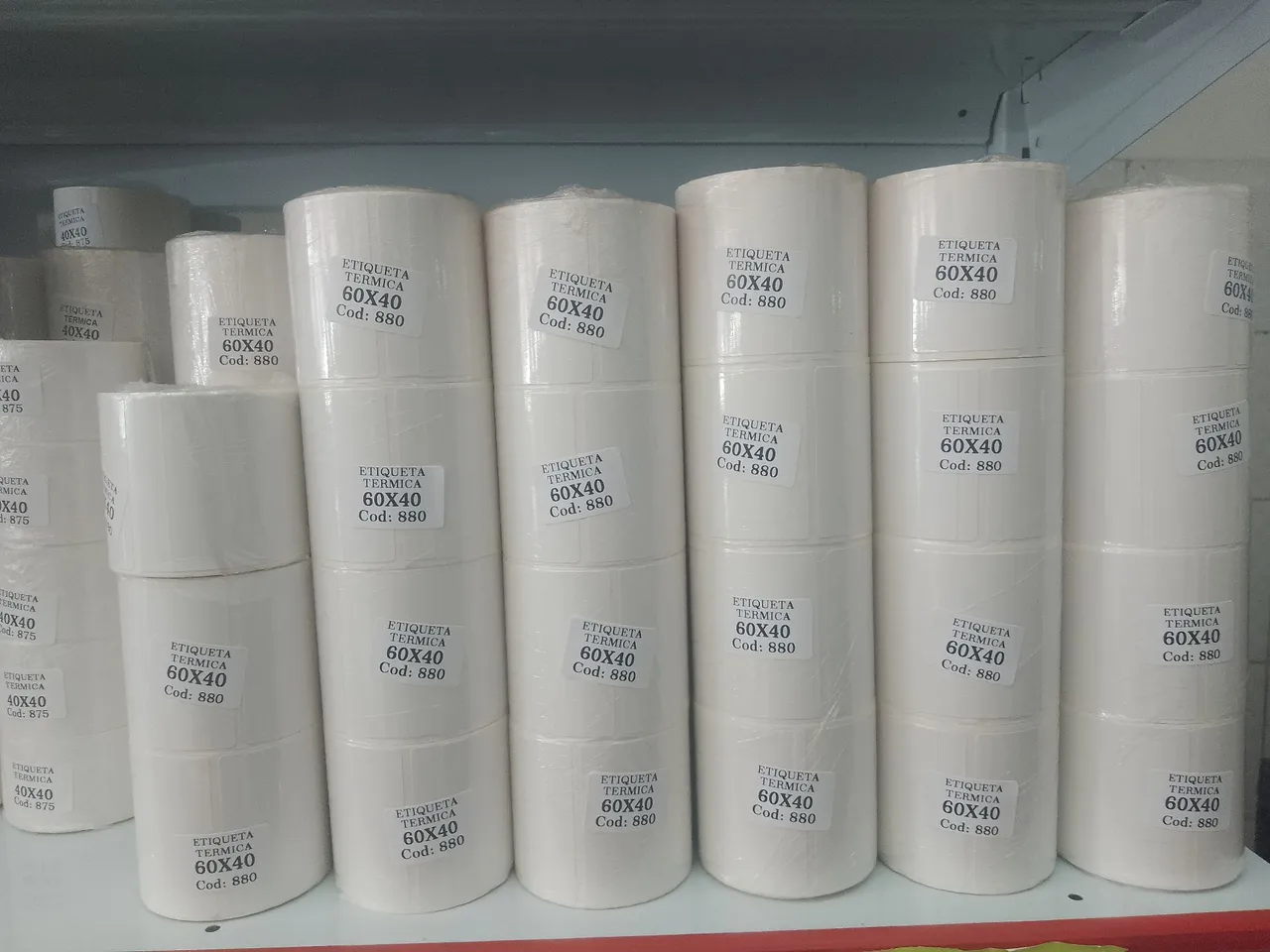 Etiquetas térmicas para balanças 60x40mm - Novas