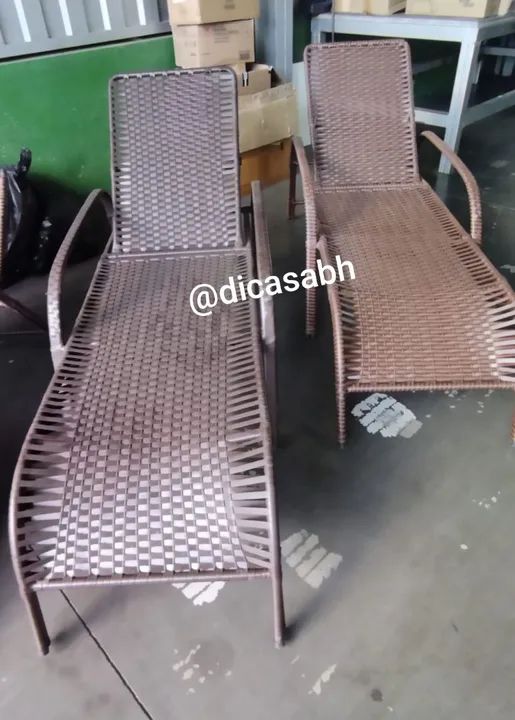 Espreguiçadeira para com encosto móvelem @dicasabh - Foto 3