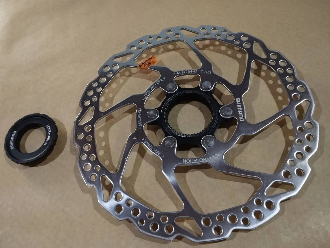 Disco de freio Shimano SM-RT54-M 180mm mtb