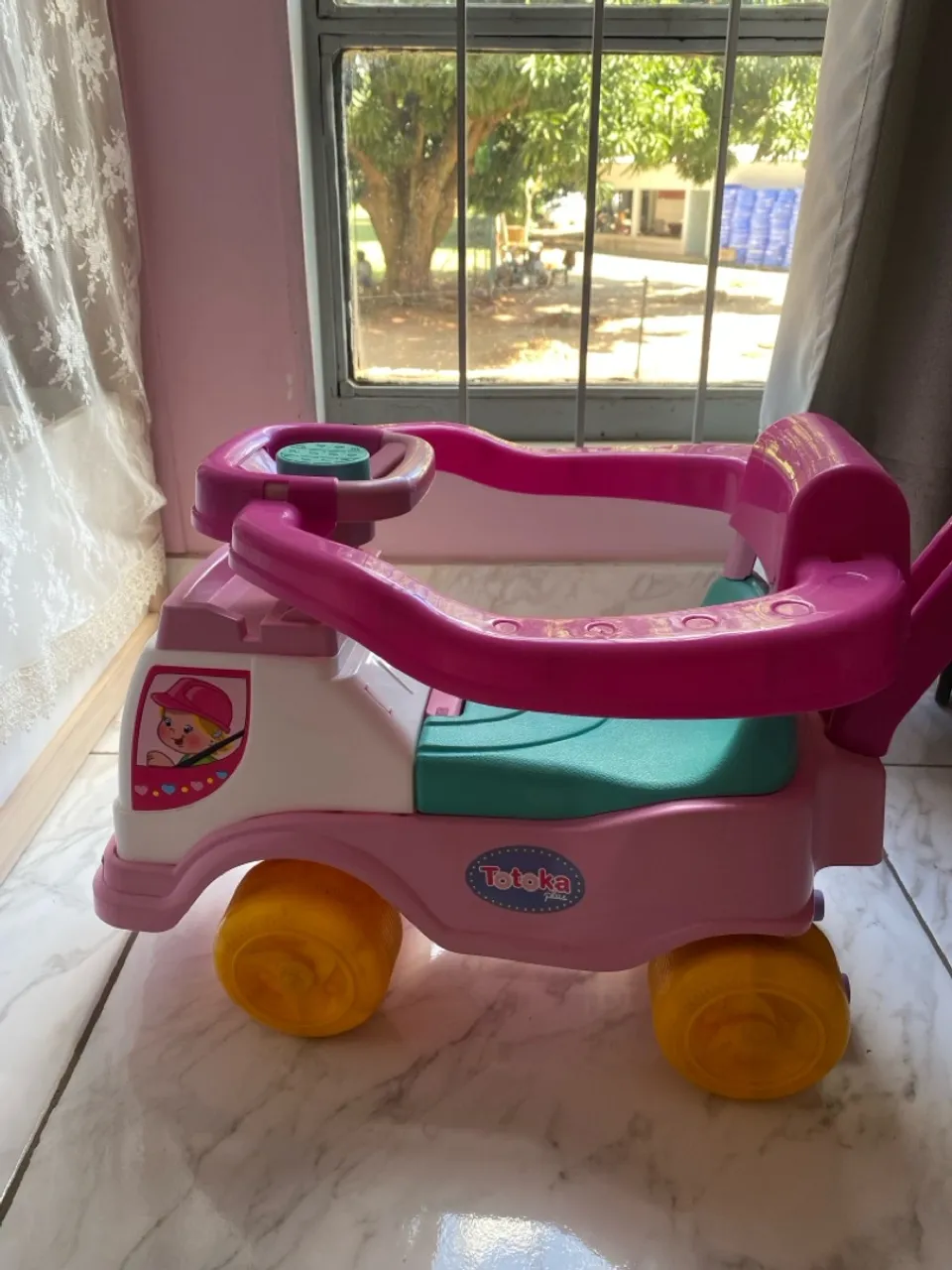 Carrinho Infantil Rosa Totoka