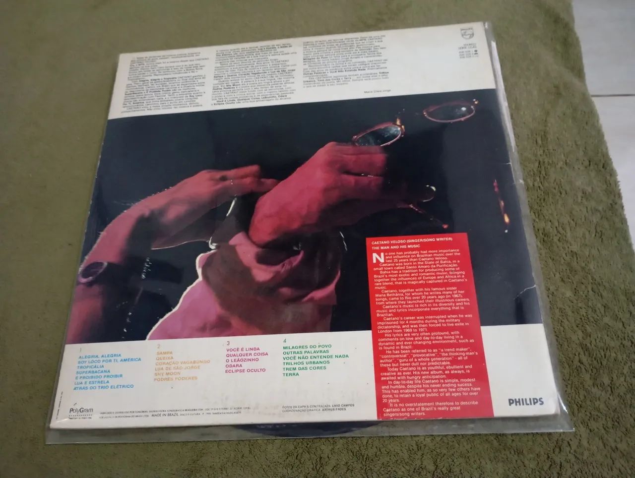 Lp Disco Vinil Caetano Veloso  ( somente disco 2 ) Capa Dupla - Foto 2