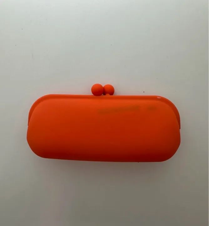 Estojo ou porta-óculos de Silicone Laranja