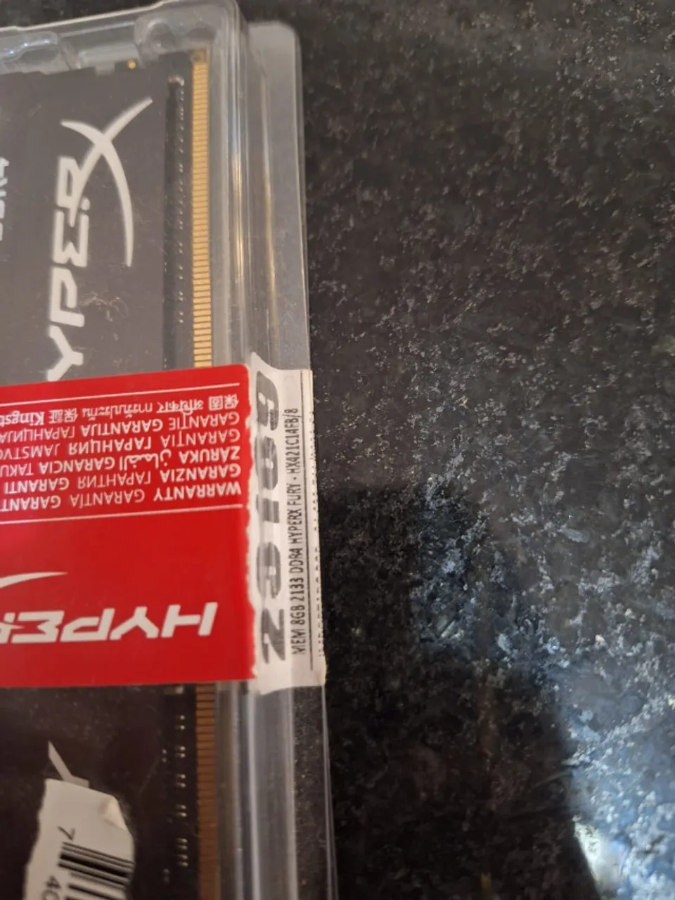 Memória ram HyperX 8gb 2133 MHz DDR4