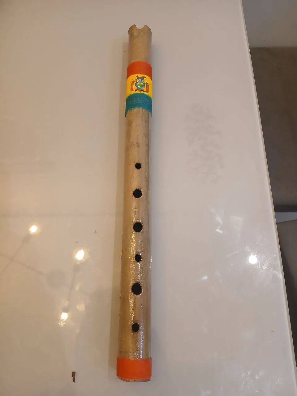 Flauta de bambú boliviana 