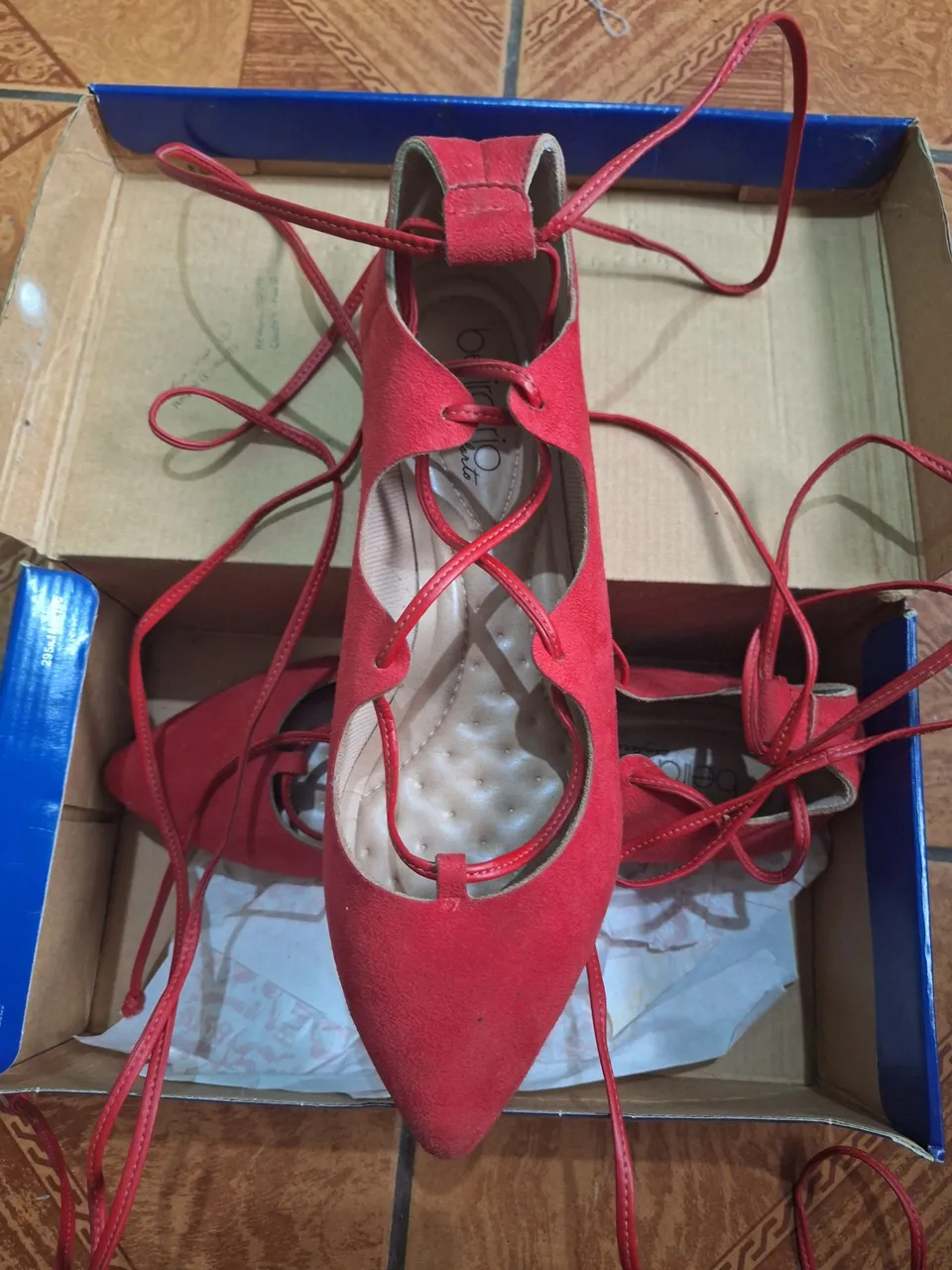 Sapato vermelho