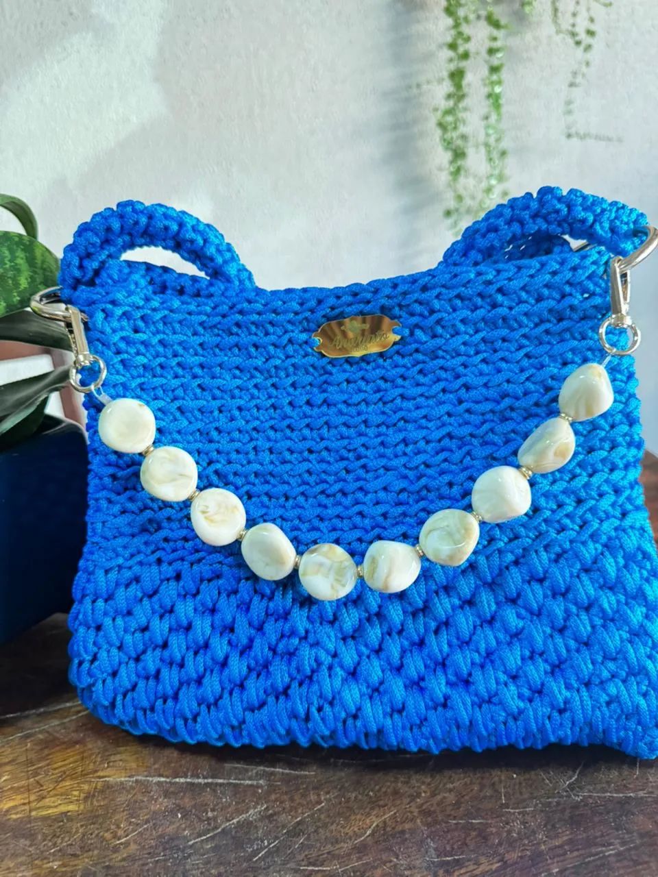 Bolsa Crochê - Fio Náutico  - Foto 4