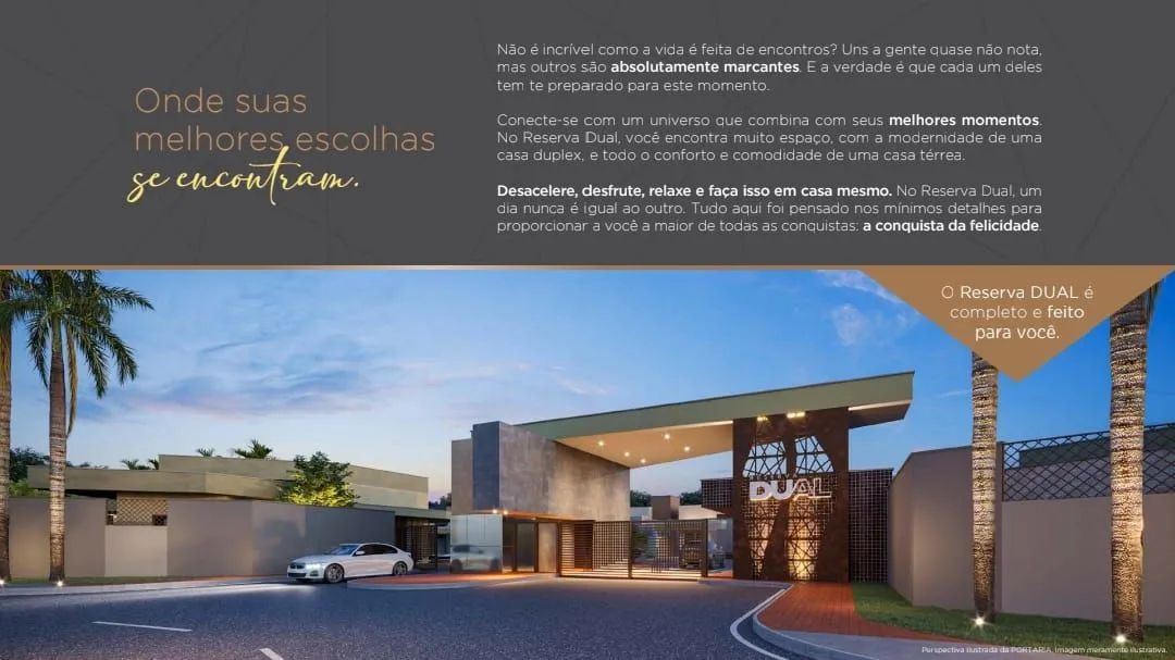 Reserva Dual  Casas Térreas e Duplex - Foto 2