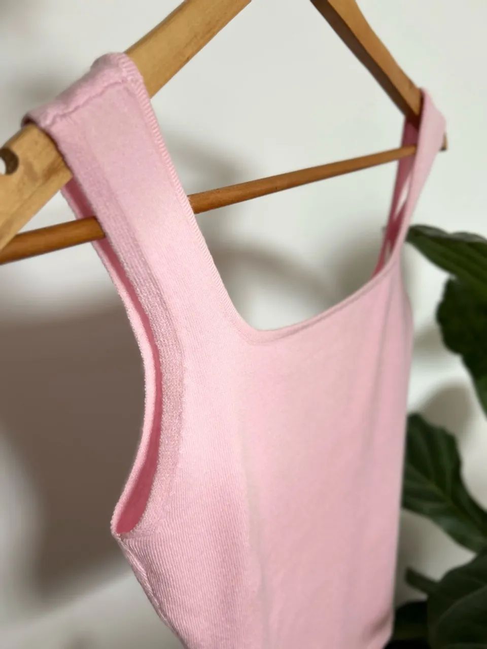 Regata de Tricot Rosa M Nova - Foto 2