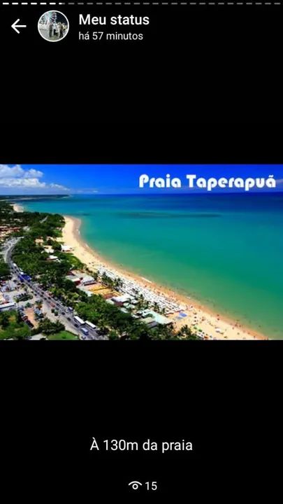 APÊ 3/4 Todo Mobiliado - Praia Taperapuan - Porto Seguro! - Foto 5