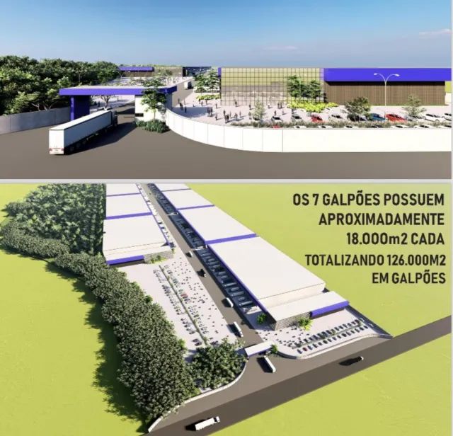 ÁREAS INDUSTRIAIS 272.900m2, 242.500m2, 60.000m2 - Garuva SC - Ideal p Galpões Logísticos.